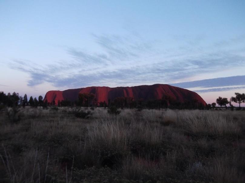 Uluru at sunset
